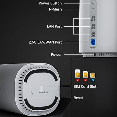 NRadio 5G AX3000 Tower NRadio 5G AX3000 Tower
