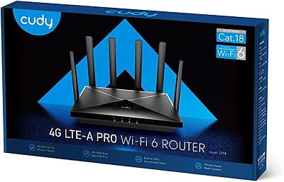 TD AX1800 Wi-Fi 6 4G Cat18 Router LT18 TD AX1800 Wi-Fi 6 4G Cat18 Router LT18